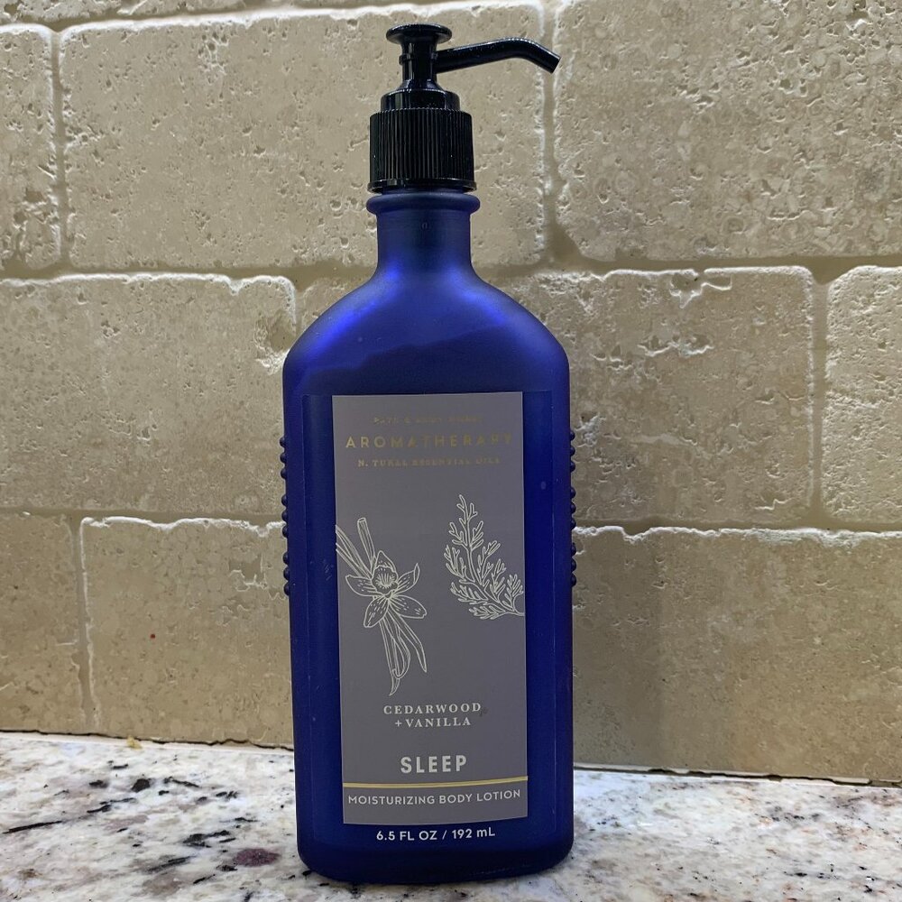 Bath & Body Works Aromatherapy SLEEP Cedarwood+Vanilla Body Lotion Moisturizing